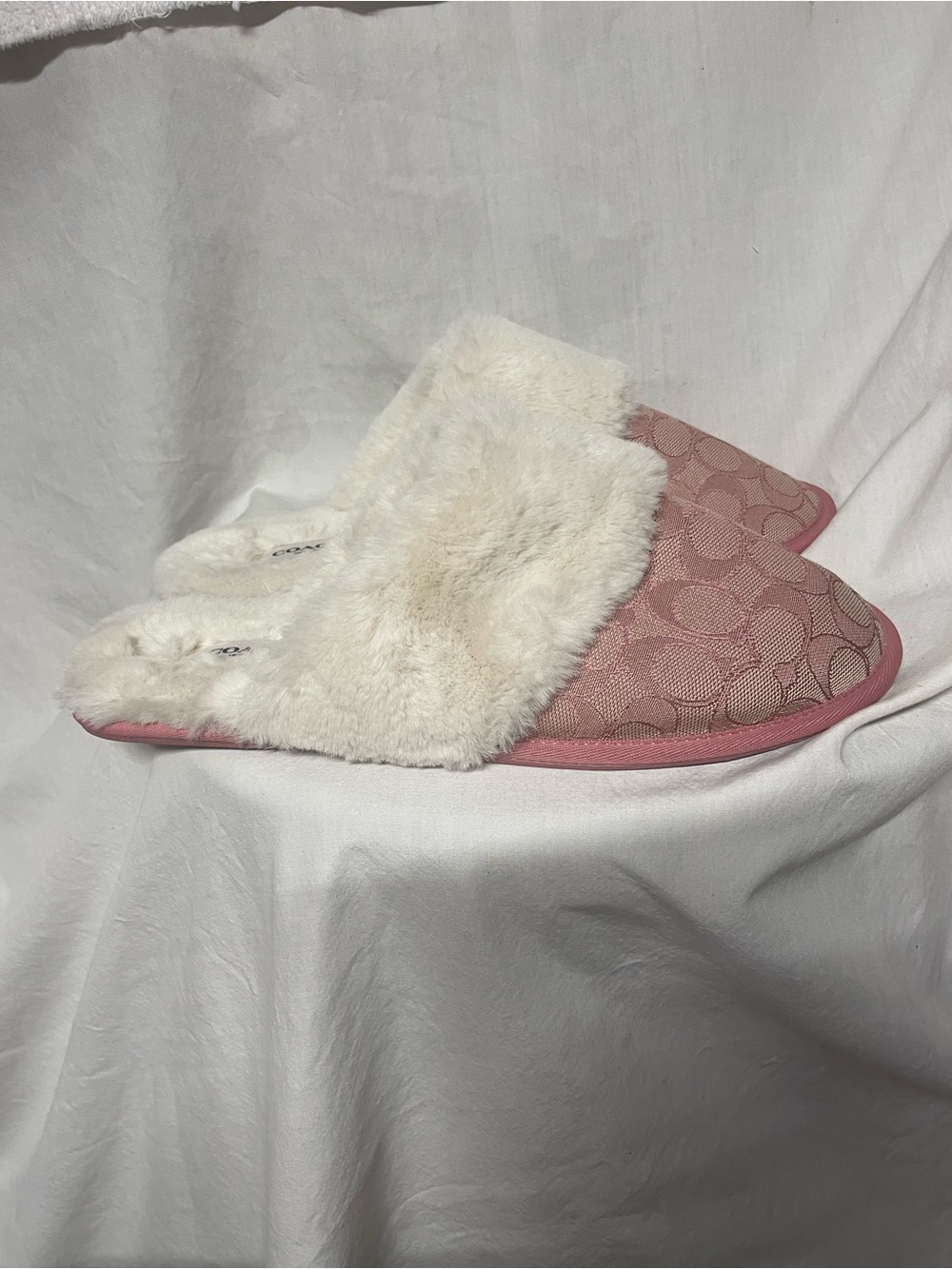 Coach Ziva Signature Slippers in Pink sz 11 B women’s